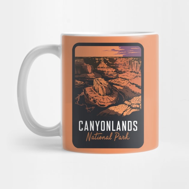 Canyonlands National Park Sunset Emblem by Perspektiva